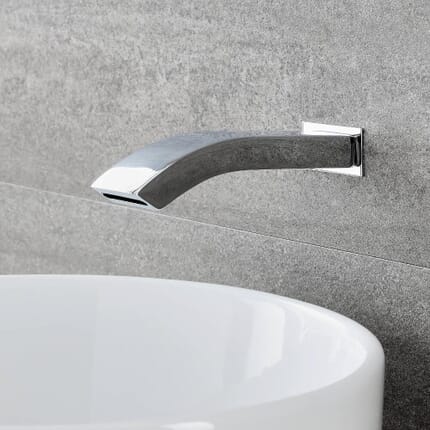 Erogatore Murale Cromato per Lavabo o Vasca - Razor