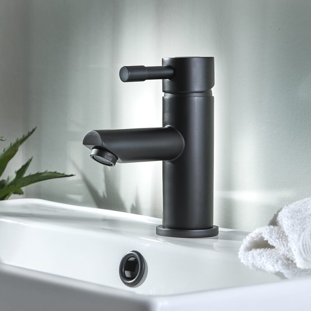 Miscelatore Moderno Rotondo per Lavabo Monoforo - Scelta di Finiture