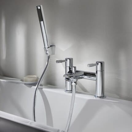 Rubinetto Miscelatore Moderno per Vasca da Bagno con Doccetta - Scelta di Finiture