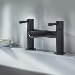 Rubinetto Miscelatore Moderno per Vasca da Bagno - Nero - Nox