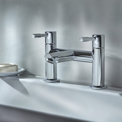 Rubinetto Miscelatore Moderno per Vasca da Bagno - Cromato - Como