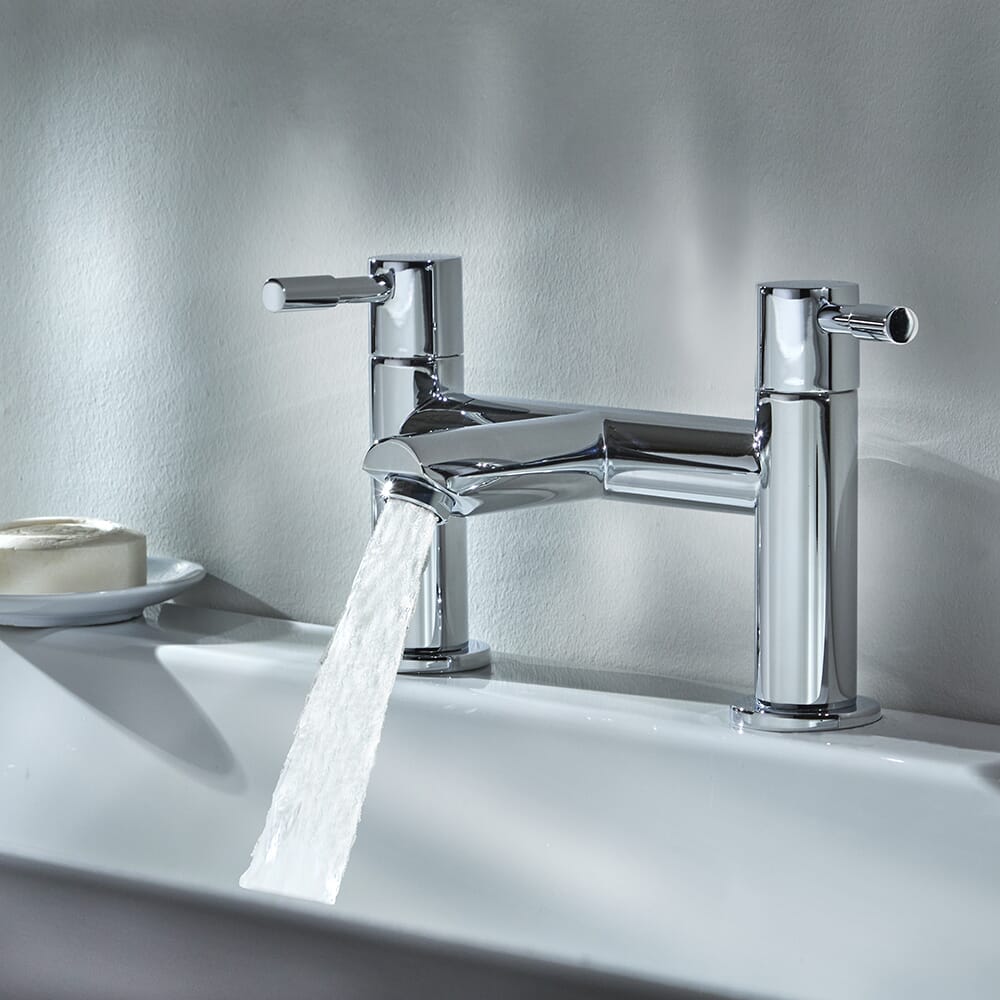 Rubinetto Miscelatore Moderno per Vasca da Bagno - Cromato - Como