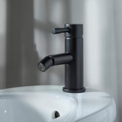 Rubinetto Miscelatore Moderno per Bidet - Nero - Nox