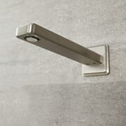 Bocca di Erogazione Murale Vasca con Finitura in Nichel Spazzolato