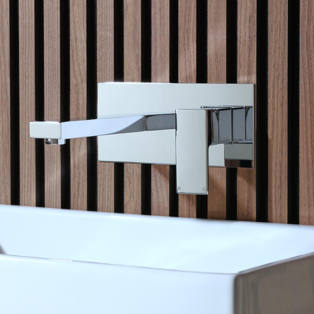 Rubinetto Miscelatore da Parete Per Lavabo - Kubix