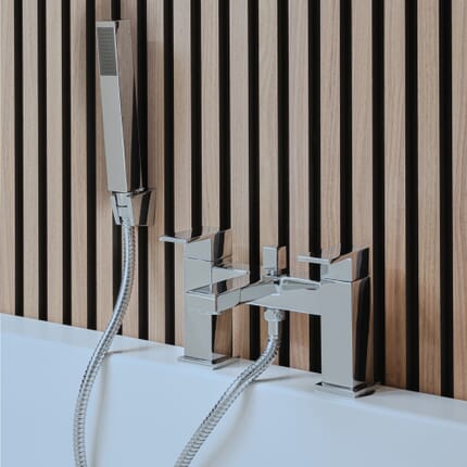 Miscelatore Vasca da Bagno - Cromato - Kubix