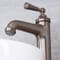 Rubinetto Miscelatore Tradizionale Monoforo Alto Effetto Bronzo Lucidato ad Olio per Lavabo - Charleston