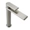 Rubinetto Miscelatore Monoforo Alto Colore Nichel con Finitura Spazzolata per Lavabo - Aldwick
