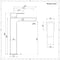 Rubinetto Miscelatore Alto Per Lavabo - Design Moderno Cromato - Kubix