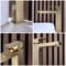 Miscelatore Moderno Alto per Lavabo Monoforo - Oro Satinato - Lyra