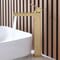 Miscelatore Moderno Alto per Lavabo Monoforo - Oro Satinato - Lyra