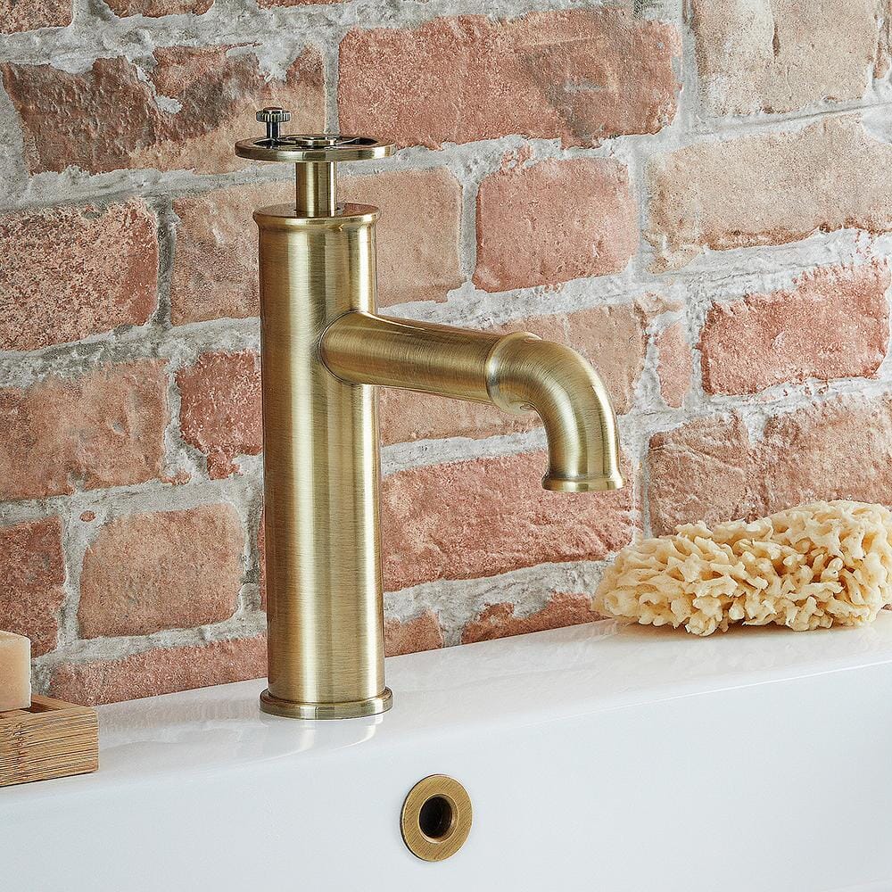 Miscelatore per Lavabo Monocomando in Stile Industriale - Scelta di Finiture - Zandra