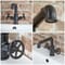 Miscelatore per Lavabo Monoforo in Stile Industriale - Nero - Zandra
