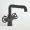 Miscelatore per Lavabo Monoforo in Stile Industriale - Nero - Zandra