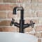 Miscelatore Alto Monoforo per Lavabo in Stile Industriale - Nero - Zandra