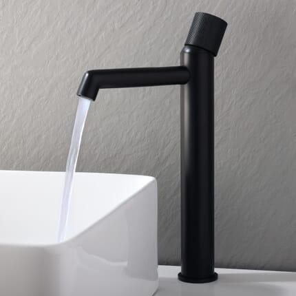 Rubinetto Miscelatore Monoforo Alto per Lavabo - Scelta di Finiture - Lune