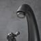 Rubinetto Miscelatore Monoforo per Lavabo con Maniglie a Croce - Nero - Elizabeth