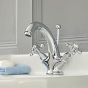 Hudson Reed Elizabeth - Hudson Reed Elizabeth - Rubinetto Hudson Reed Elizabeth - Miscelatore Lavabo Monoforo Tradizionale con Maniglie a Croce - Diverse Finiture