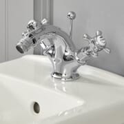 Hudson Reed Elizabeth - Rubinetto Miscelatore Bidet Monoforo Design Tradizionale con Maniglie a Croce Disponibile in Diverse Finiture