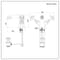 Hudson Reed Elizabeth - Rubinetto Miscelatore Bidet Monoforo Design Tradizionale con Maniglie a Croce - Cromato e Bianco