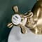 Hudson Reed Elizabeth - Rubinetto Miscelatore Bidet Monoforo Design Tradizionale con Maniglie a Croce - Oro Satinato