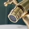 Hudson Reed Elizabeth - Rubinetto Miscelatore Bidet Monoforo Design Tradizionale con Maniglie a Croce - Oro Satinato