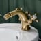 Hudson Reed Elizabeth - Rubinetto Miscelatore Bidet Monoforo Design Tradizionale con Maniglie a Croce - Oro Satinato