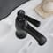 Rubinetto Miscelatore Monoforo per Lavabo con Maniglie a Leva - Nero - Elizabeth