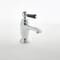 Hudson Reed Elizabeth - Rubinetto per Lavabo Monoforo Design Tradizionale con Maniglie a Leva - Cromato e Nero