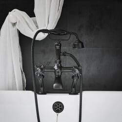 Hudson Reed Elizabeth - Rubinetto Miscelatore Vasca Design Tradizionale con Maniglie a Croce Disponibile in Diverse Finiture