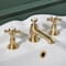 Miscelatore per Lavabo Tradizionale a 3 Fori - Oro Satinato - Elizabeth