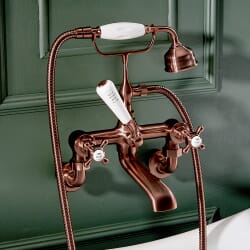 Rubinetto Miscelatore Vasca Murale Design Tradizionale con Maniglie a Croce Disponibile in Diversi Colori – Elizabeth