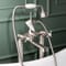Rubinetto Miscelatore a Terra per Vasca con Doccetta Design Tradizionale e Maniglie a Croce Disponibile in Diversi Colori - Elizabeth