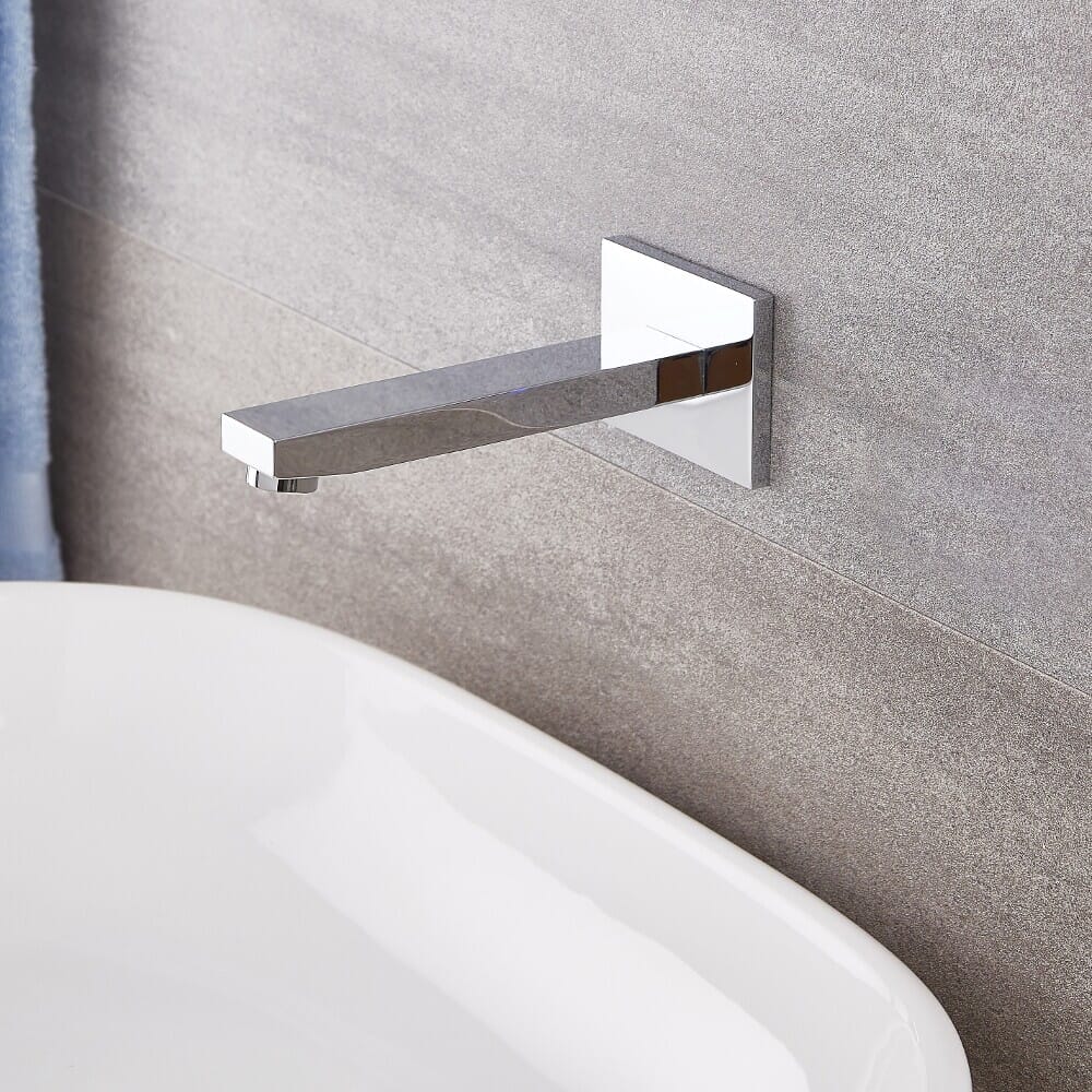 Rubinetto Erogatore Vasca Murale – Cromato – Kubix