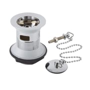 Piletta di Scarico per Lavabo con Catena Tradizionale - Scelta di Finiture - Elizabeth