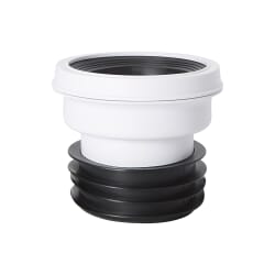 Connettore Flessibile Dritto per WC - Cranplas