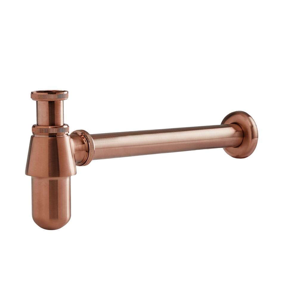 Hudson Reed Elizabeth - Sifone a Bottiglia per Lavabo - Rame Satinato