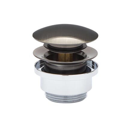 Piletta di Scarico Universale Click-Clack per Lavabo - Ottone Spazzolato