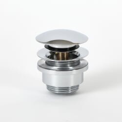 Piletta di Scarico Universale Click-Clack per Lavabo - Finitura Cromata