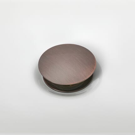 Piletta di Scarico Universale Click-Clack per Lavabo - Bronzo Spazzolato