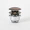 Piletta di Scarico Universale Click-Clack per Lavabo - Bronzo Spazzolato