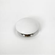Piletta di Scarico Universale Click-Clack per Lavabo - Finitura Bianca
