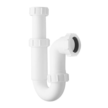 Sifone Telescopisco a Forma di P da 32mm con Guarnizione da 76mm - Cranplas