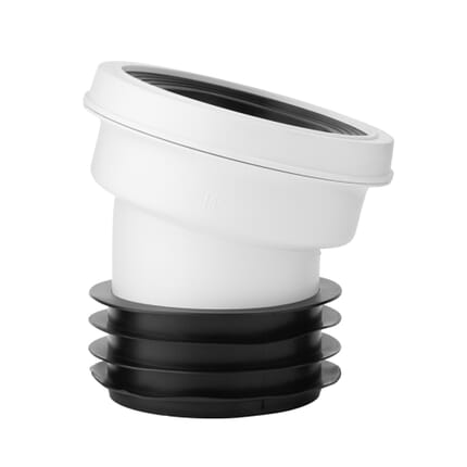 Raccordo Angolore a 14 Gradi per Sanitario WC - Cranplas