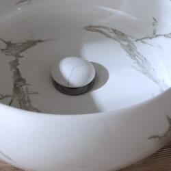 Piletta di Scarico per Lavabo con Troppopieno - Scelta di Finiture - Elements