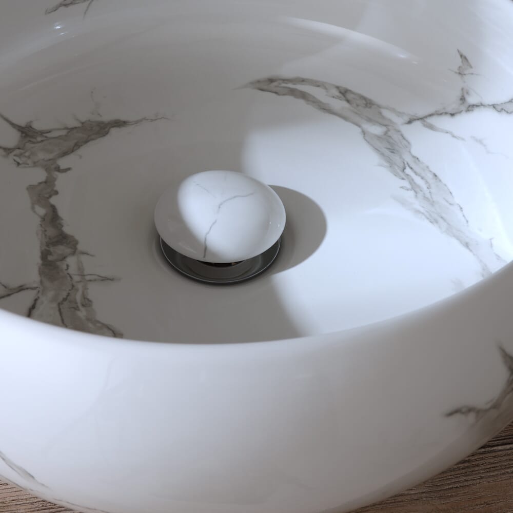 Piletta di Scarico per Lavabo senza Troppopieno - Scelta di Finiture - Elements