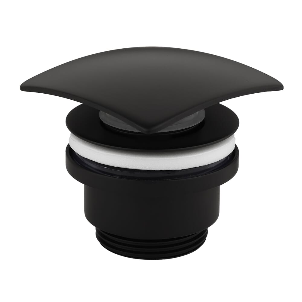 Piletta di Scarico Quadrata Universale Click-Clack per Lavabo - Scelta di Finiture