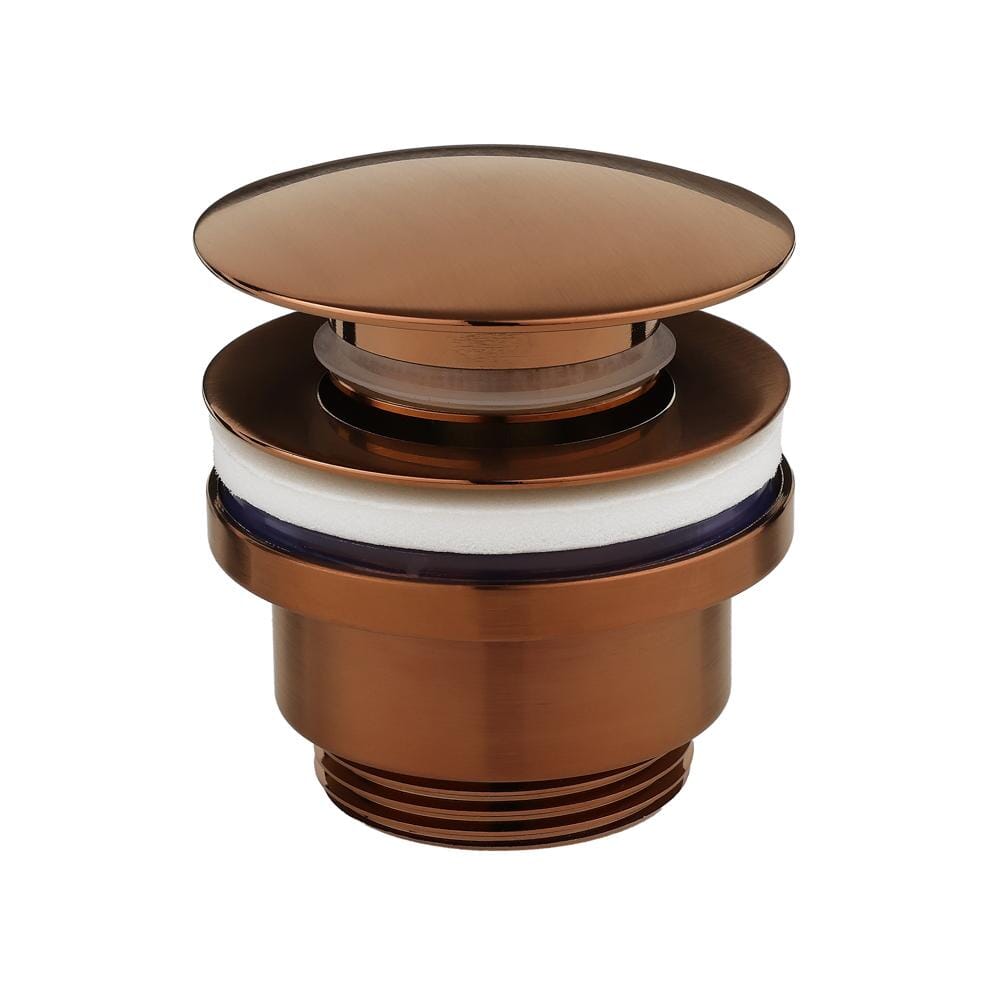 Piletta di Scarico Universale Click-Clack per Lavabo - Rame Satinato