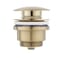 Piletta di Scarico Universale Click-Clack per Lavabo - Oro Satinato