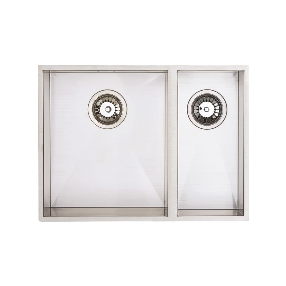 Harlyn Carbis - Lavello da Cucina in Acciaio Inossidabile a 1,5 Vasche - Scelta di Design a Destra o a Sinistra